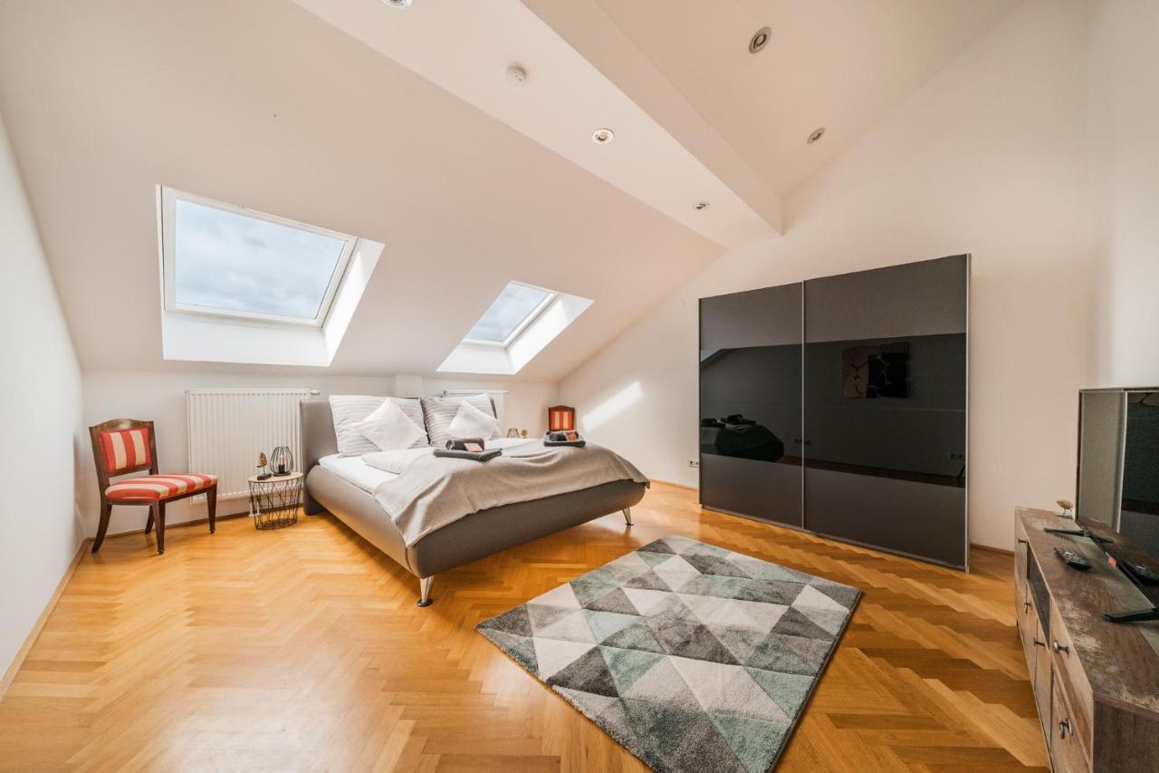 Penthouse Apartment - Sauna - Terrasse - Kamin - Ac Wien Eksteriør bilde