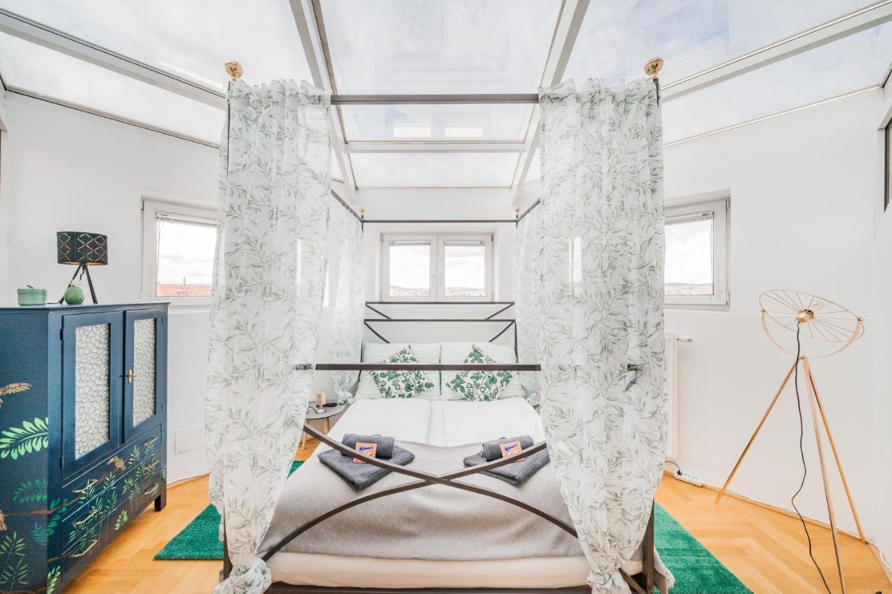Penthouse Apartment - Sauna - Terrasse - Kamin - Ac Wien Eksteriør bilde