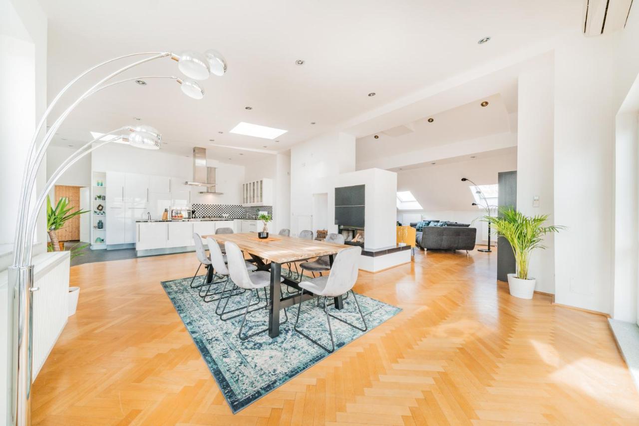 Penthouse Apartment - Sauna - Terrasse - Kamin - Ac Wien Eksteriør bilde
